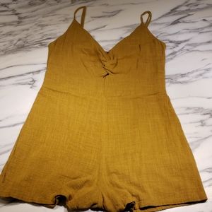 Dynamite double-lined short romper (one-piece)